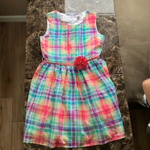 The Children’s Place, girls dress, sz14 NWT. Included belt. No flaws.
